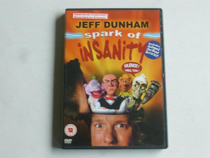 Jeff Dunham - Spark of Insanity (DVD) Nederl. ondert., Cd's en Dvd's, Dvd's | Cabaret en Sketches, Zo goed als nieuw, Verzenden