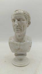 sculptuur, Busto di Giulio Cesare - 30 cm - marmerstof, Antiek en Kunst