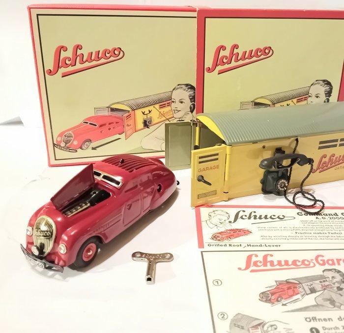 Schuco - Garage box set met Kommander 2000 - Opwindbare, Antiek en Kunst, Antiek | Speelgoed