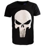 Marvel The Punisher Schedel T-Shirt - Officiële Merchandise, Verzenden, Nieuw