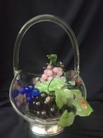 Fruitmand - Cristallo en Argento 800 - trossen druiven, Antiek en Kunst