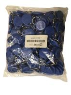 WL4 RFID tags blauw met key ring (100 stuks) met serienummer, Ophalen of Verzenden, Nieuw