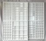 Rek - Hout - Twee grote houten letterbakken, Antiek en Kunst