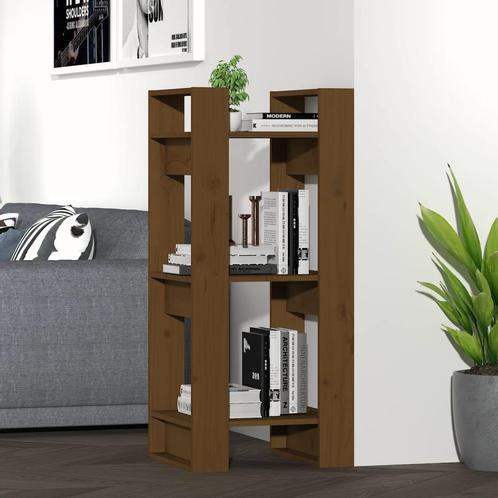 vidaXL Boekenkast/kamerscherm 41x35x91 cm massief hout, Huis en Inrichting, Kasten | Boekenkasten, 25 tot 50 cm, Nieuw, Overige houtsoorten