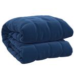 Blauwe Verzwaringsdeken 150x200 - Premium Feel | Retourdeal, Nieuw, Ophalen of Verzenden, Deken of Dekbed, Overige maten
