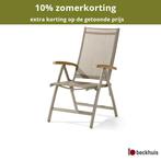 Sieger Cadiz klapstoel aluminium/textileen, Ophalen of Verzenden, Nieuw, Overige materialen