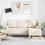 vidaXL Bankstel Linnen 173 x 131 x 67 cm Stof, Verzenden, Nieuw, Stof, Minder dan 150 cm