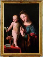 Bernardino Luini (1480-1532), Naar - Madonna with Child, Antiek en Kunst, Kunst | Schilderijen | Klassiek