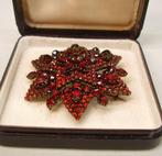 Zonder minimumprijs - Broche messing - 24.00ct. tw. Granaat