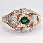 Zonder minimumprijs - Ring - 9 kt. Roségoud, Zilver -, Sieraden, Tassen en Uiterlijk, Ringen, Nieuw