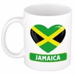 I love Jamaica mok / beker 300 ml - Jamaica versiering, Hobby en Vrije tijd, Feestartikelen, Ophalen of Verzenden, Nieuw