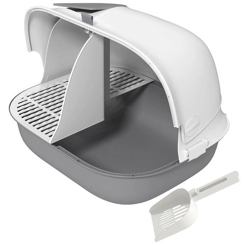 TRUUSK Kattenbak Met Deksel, Kattenbak Met Zeef, Deur, Schep, Dieren en Toebehoren, Katten-accessoires, Nieuw, Verzenden