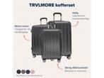 TRVLMORE Kofferset - 3 Delig - 38L Handbagage + 70L en 110L, Sieraden, Tassen en Uiterlijk, Koffers, Verzenden, Zo goed als nieuw