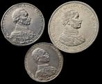 Duitsland, Pruisen Set of 3 coins: 2, 3, 5 Mark 1913 (Zonder, Postzegels en Munten, Munten | Europa | Niet-Euromunten