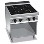 GGM Gastro | Inductiekookplaat - 20 kW - 4 kookplaten |, Verzenden, Nieuw in verpakking, Fornuis, Frituur en Grillen