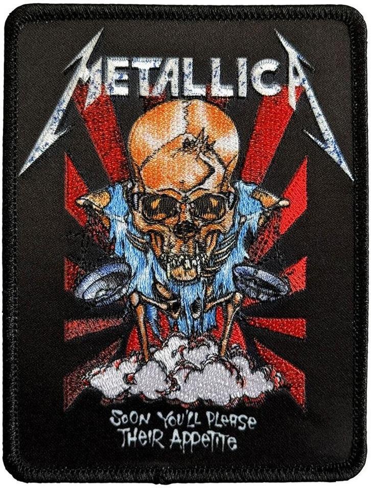 Metallica Doris - Patch officiële merchandise, Verzamelen, Muziek, Artiesten en Beroemdheden, Kleding, Nieuw, Ophalen of Verzenden