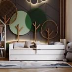 Wit Peuterbed MAX 160x80 cm - Met Lattenbodem en Uitvalbe..., 85 tot 100 cm, Nieuw, Ophalen of Verzenden, Lattenbodem
