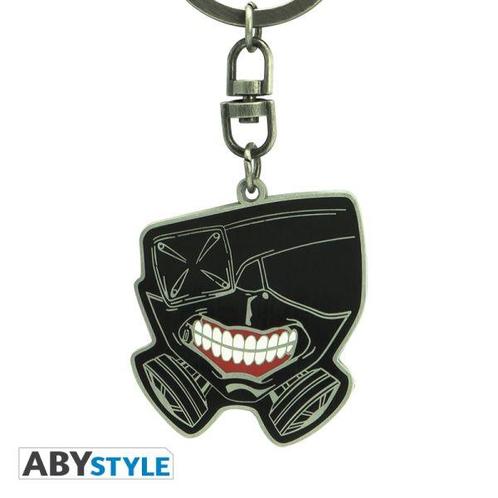 ABYstyle Tokyo Ghoul Metal Sleutelhanger-Kaneki Mask, Verzamelen, Sleutelhangers, Nieuw, Ophalen of Verzenden