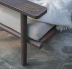 Hoek Loungeset Laruna Acaciahout Vintage Bruin /  Wit The, Verzenden, Nieuw