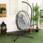 TRUUSK Rattan Hangstoel Hangende Stoel 194 Cm Schommelmand O, Verzenden, Nieuw