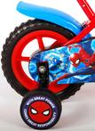 Spider Man jongensfiets 10 inch rood/blauw