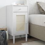 vidaXL Nachtkastje SENJA rattan-look 40x35x80 cm grenenhout, Verzenden, Nieuw, Hout