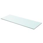 vidaXL Wandschap transparant 80x30 cm glas, Huis en Inrichting, Woonaccessoires | Wandplanken en Boekenplanken, Verzenden, Nieuw