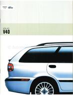 2003 VOLVO V40 BROCHURE FRANS, Nieuw, Volvo, Author