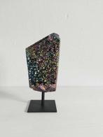 Kwarts Natuurlijke kwartsdruse met titanium-regenboog -