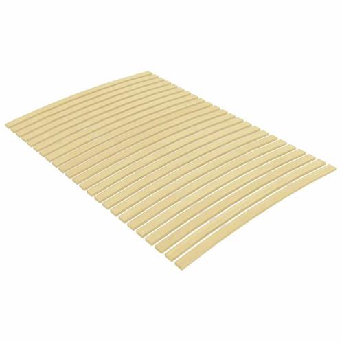 vidaXL Lattenbodem met 24 latten 120x200 cm, Huis en Inrichting, Slaapkamer | Bedden, 120 cm, 200 cm, Bruin, Twijfelaar, Nieuw