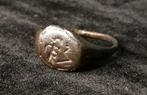 Middeleeuws Brons Boogschutter Ring - 21 mm  (Zonder