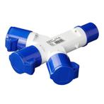 ProPlus 3-weg splitter - 16A - IP44 - 230V - slagvast kun..., Doe-het-zelf en Verbouw, Elektra en Kabels, Ophalen of Verzenden