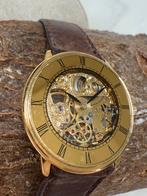 Skeleton mechanisch horloge – Handopwind | Goudkleurige kast, Zo goed als nieuw, Polshorloge, Overige merken