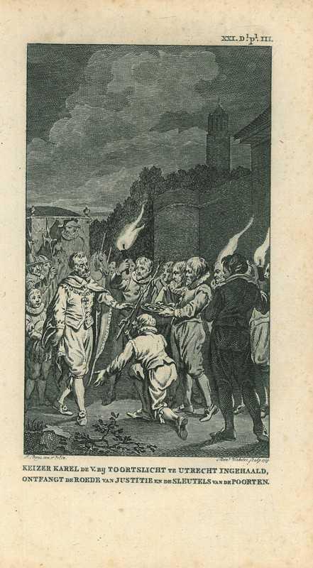Historische prent van Utrecht, Antiek en Kunst, Kunst | Etsen en Gravures