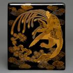 Suzuri’bako schrijfdoos - Lak, Zilver - Japan - Tweede helft, Antiek en Kunst
