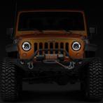 Raxiom 97-18 Jeep Wrangler TJ/JK Axial Halo Headlights w/, Ophalen of Verzenden, Nieuw