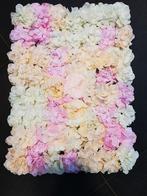 Flowerwall 40x60 cm Wit Roze Zalmkleur, Hobby en Vrije tijd, Ophalen of Verzenden, Nieuw