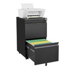 Verrijdbare Metalen Dossierkast met Slot en 2 Lades, Verzenden, Nieuw in verpakking