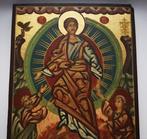 Icoon - Opstanding van Jezus Christus, met de hand, Antiek en Kunst