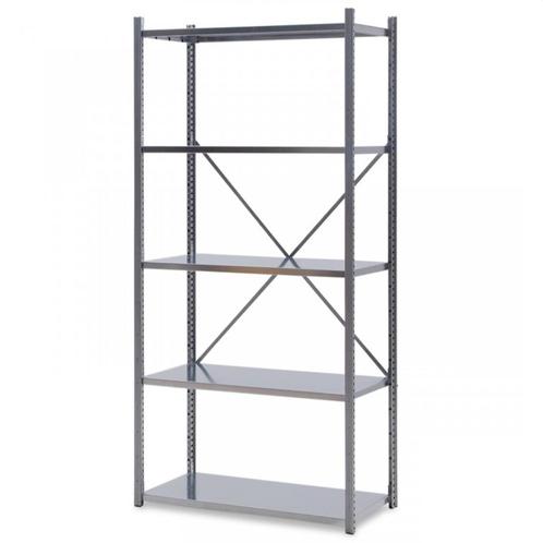 G3 Legbordstelling H300 x B100 x D50 cm - Aanbouwsectie, Zakelijke goederen, Kantoor en Winkelinrichting | Magazijn, Stelling en Opslag