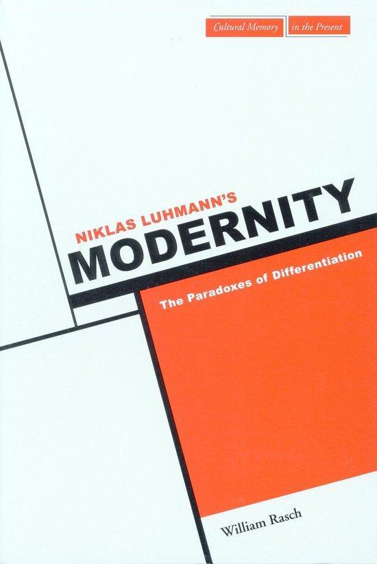 Niklas Luhmanns Modernity 9780804739924 Rasch William, Boeken, Taal | Engels, Gelezen, Verzenden