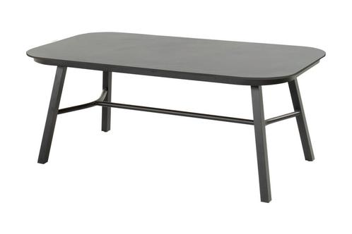 Hartman Tubb dining tuintafel 185x100 cm. - Keramiek/Zwart, Tuin en Terras, Tuintafels, Nieuw, Overige materialen, Rond, Verzenden