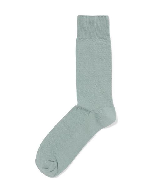 HEMA Herensokken structuur grijs 2+1 gratis, Kleding | Heren, Overige Herenkleding, Nieuw, Verzenden