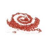 Signalisatieketting | Perel | 10 meter (Rood/Wit, Kunststof), Verzenden, Nieuw