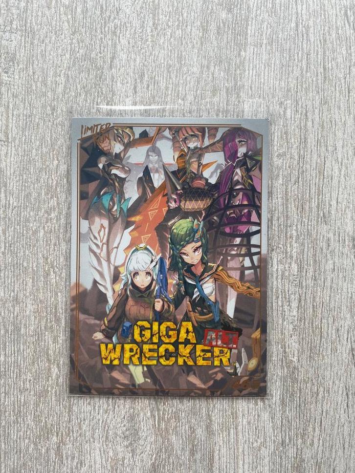 Gen1 #465 Gold Giga wrecker alt. Limited run games Tradin..., Hobby en Vrije tijd, Verzamelkaartspellen | Overige, Zo goed als nieuw
