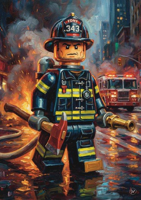 SDIMART - Firefighter for FDNY Lego Style Unique Limited, Kinderen en Baby's, Speelgoed | Duplo en Lego