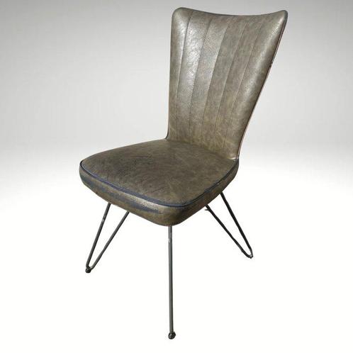Stoel - Leder - Een paar lederen stoelen, Antiek en Kunst, Kunst | Designobjecten