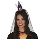 Halloween Tiara Heksenhoed Sluier, Hobby en Vrije tijd, Feestartikelen, Verzenden, Nieuw