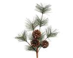 Sober dennengroen kerstgroen met dennenappels 30 cm, Ophalen of Verzenden, Nieuw