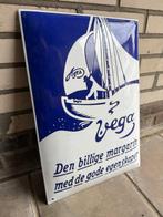 Emaille reclamebord - Vega Emaille Reclamebord - Emaille, Antiek en Kunst